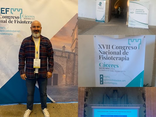 Participación en el XVII Congreso Nacional de Fisioterapia en Cáceres